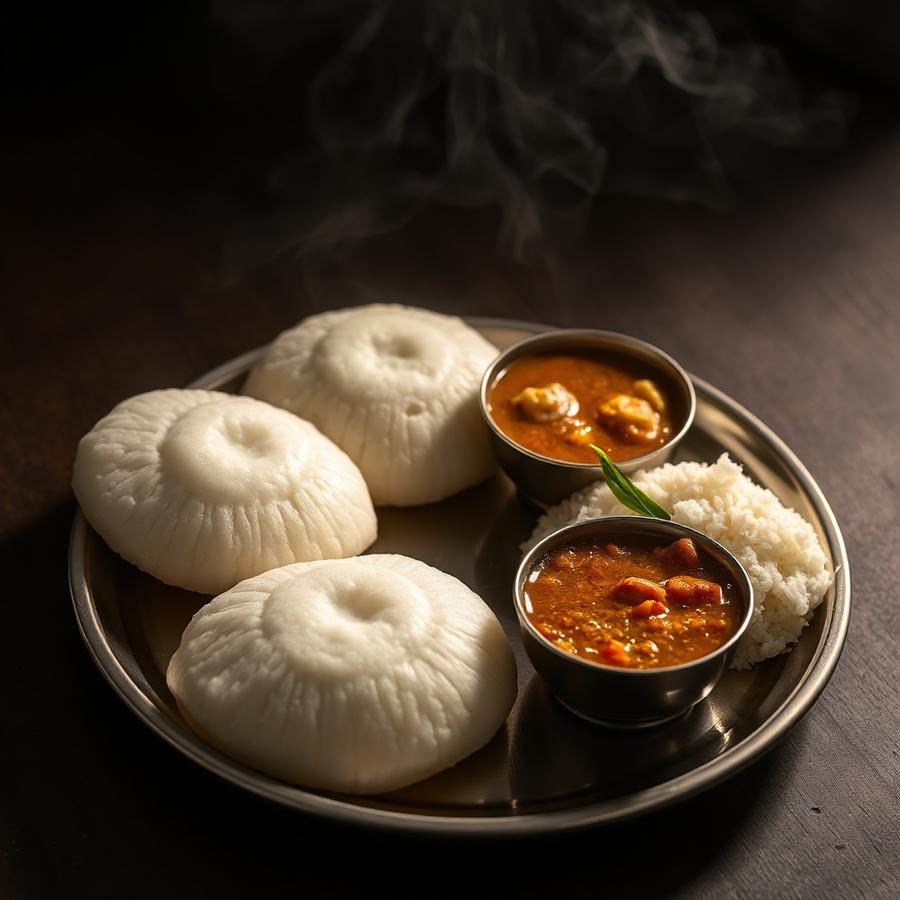 Idly & Sambar at UlavacharU Tiffins